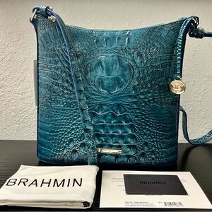 Brahmin Katie BERMUDA OMBRÉ ALL OVER W/Leather Eye Medallion NWT